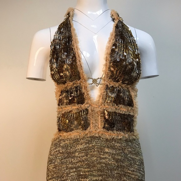 SUPER unique and sexy cutout mini halter dress - Picture 6 of 6